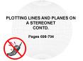 PLOTTING LINES AND PLANES ON A STEREONET CONTD. PowerPoint PPT Presentation