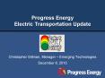Progress Energy Electric Transportation Update PowerPoint PPT Presentation
