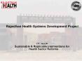 Rajasthan Health Systems Development Project PowerPoint PPT Presentation