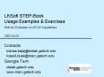 LKSoft STEP-Book Usage Examples PowerPoint PPT Presentation