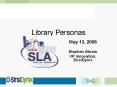 Library Personas PowerPoint PPT Presentation