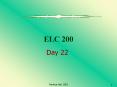 ELC 200 PowerPoint PPT Presentation