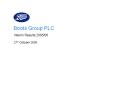 Boots Group PLC PowerPoint PPT Presentation