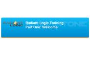Radiant Logic Training Part One: Welcome