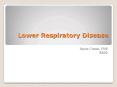 Lower Respiratory Disease PowerPoint PPT Presentation