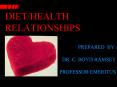 DIET/HEALTH RELATIONSHIPS PowerPoint PPT Presentation