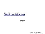 Gestione della rete