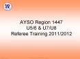 AYSO Region 1447 U5/6 PowerPoint PPT Presentation