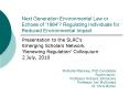 Next Generation Environmental Law or Echoes of  PowerPoint PPT Presentation