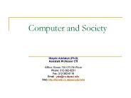 Computer and Society