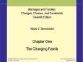 Marriages and Families: Changes, Choices, and Constraints Seventh Edition PowerPoint PPT Presentation