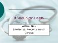 IP and Public Health PowerPoint PPT Presentation