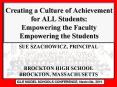 LE Model Schools Conference 2011 SUE Szachowicz, Principal   BrOCKTON HIGH SCHOOL Brockton, Massachusetts PowerPoint PPT Presentation