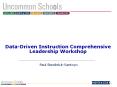 Data-Driven Instruction Comprehensive Leadership Workshop PowerPoint PPT Presentation