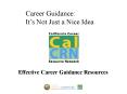 Effective Career Guidance Resources PowerPoint PPT Presentation