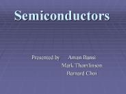 Semiconductors