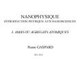 NANOPHYSIQUE INTRODUCTION PHYSIQUE AUX NANOSCIENCES PowerPoint PPT Presentation