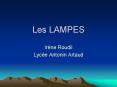 Les LAMPES PowerPoint PPT Presentation