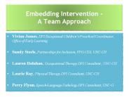 Embedding Intervention -