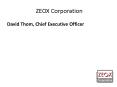 ZEOX Corporation PowerPoint PPT Presentation