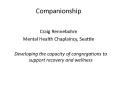 Companionship PowerPoint PPT Presentation