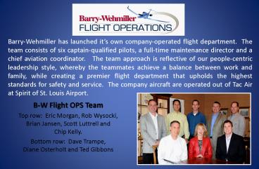 Barry-Wehmiller has launched it