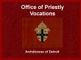 Office of Priestly Vocations PowerPoint PPT Presentation