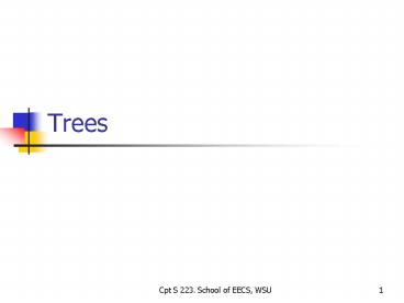 PPT – Trees PowerPoint presentation | free to view - id: 490fca-MzUyM