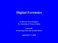 Digital Forensics PowerPoint PPT Presentation