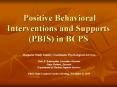 Positive Behavioral Interventions and Supports (PBIS) in BCPS PowerPoint PPT Presentation