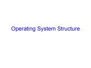 Operating System Structure