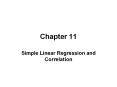 Simple Linear Regression and Correlation PowerPoint PPT Presentation