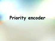 Priority encoder