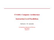 CS 6461: Computer Architecture Instruction Level Parallelism