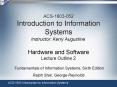 ACS-1803-052 Introduction to Information Systems PowerPoint PPT Presentation