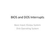 BIOS and DOS Interrupts
