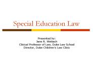 Special Education Law