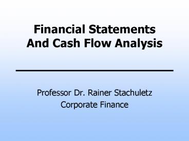 Professor Dr. Rainer Stachuletz