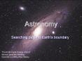 Astronomy PowerPoint PPT Presentation