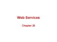 Web%20Services PowerPoint PPT Presentation
