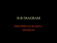 H-R DIAGRAM