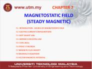 MAGNETOSTATIC FIELD
