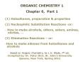 ORGANIC CHEMISTRY 1 PowerPoint PPT Presentation