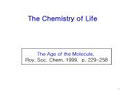 The Chemistry of Life