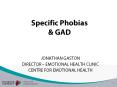 Specific Phobias PowerPoint PPT Presentation