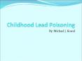 Childhood Lead Poisoning PowerPoint PPT Presentation