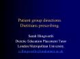 Patient group directions. Dietitians prescribing. PowerPoint PPT Presentation