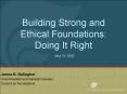 Building Strong and Ethical Foundations: Doing It Right PowerPoint PPT Presentation