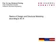 Basics of Design and Structural Modeling PowerPoint PPT Presentation