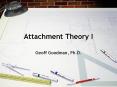 Attachment Theory I PowerPoint PPT Presentation